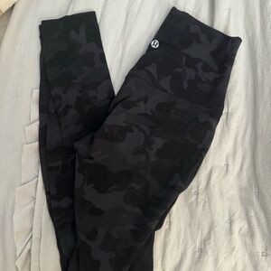 Lululemon 28” Align Leggings in Black Camo